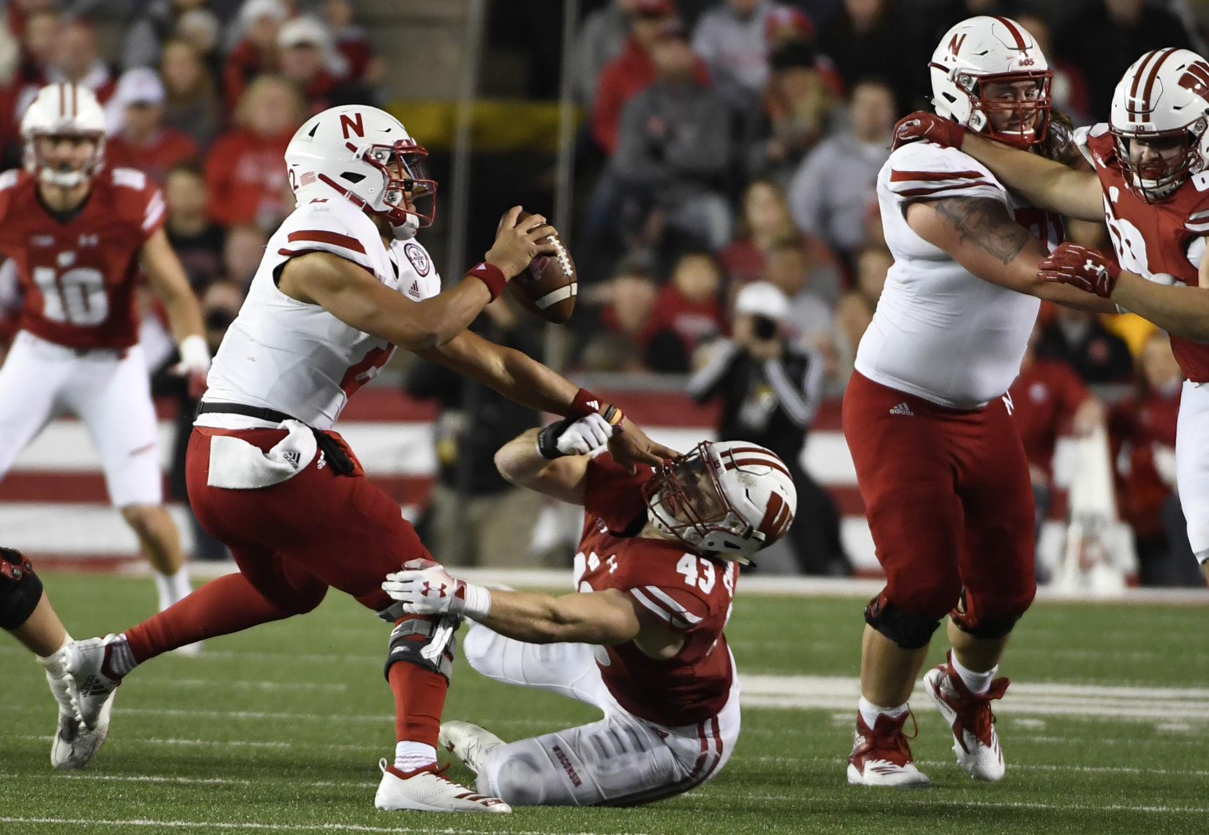 Nebraska vs Wisconsin, college football, 10.6.18